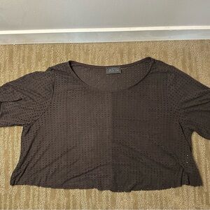 ASTR Brown Suede Top